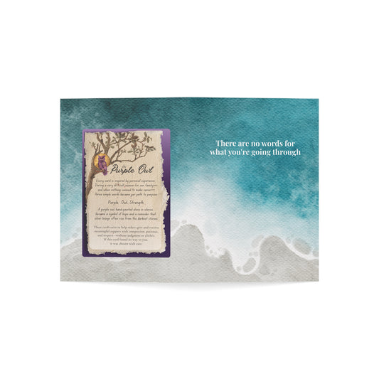 Grief Support Greeting Card — "I Don't Know What to Say but I Won't Try to Fix It —