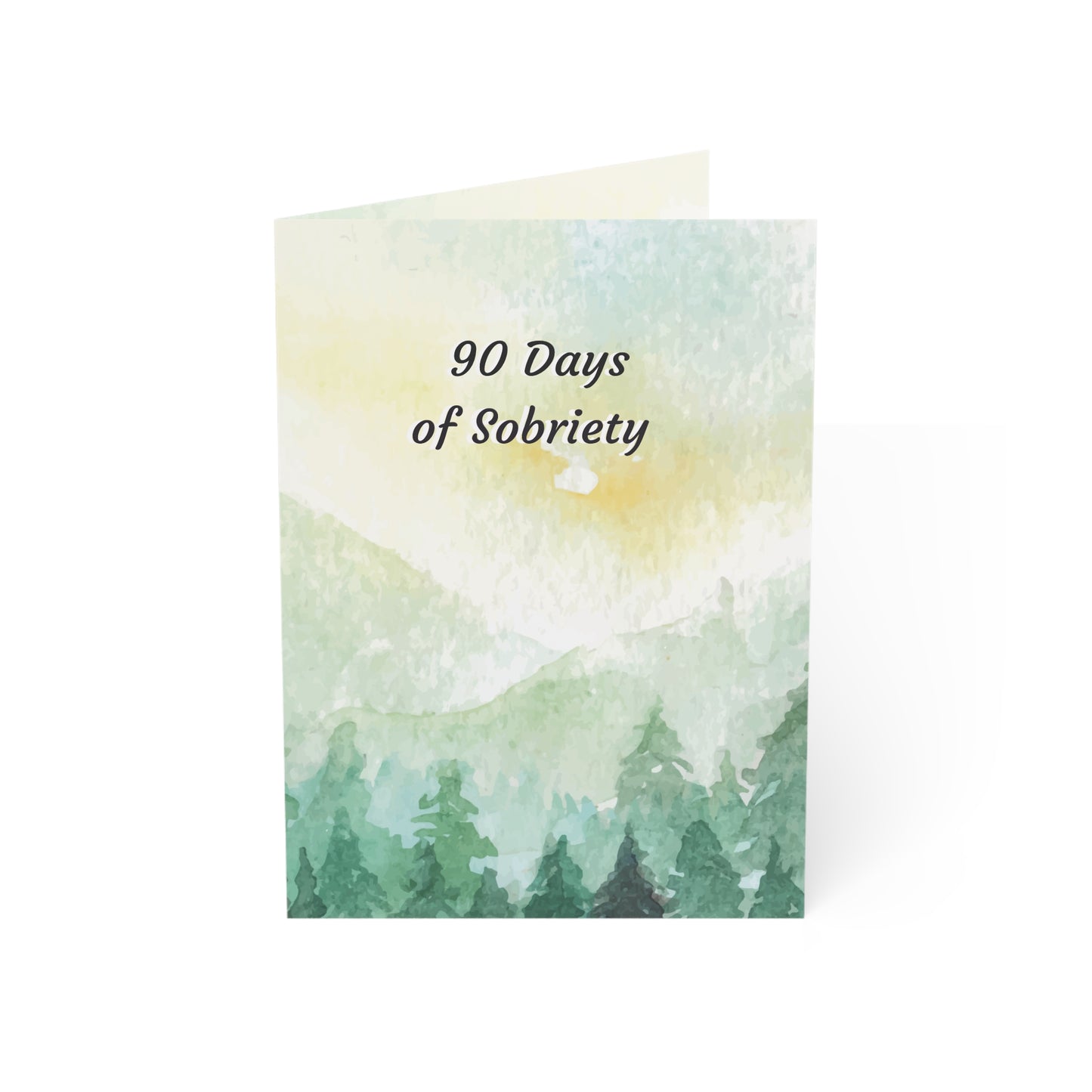 90 Day Soberversary Greeting Cards - Sobriety Milestone Greeting Cards