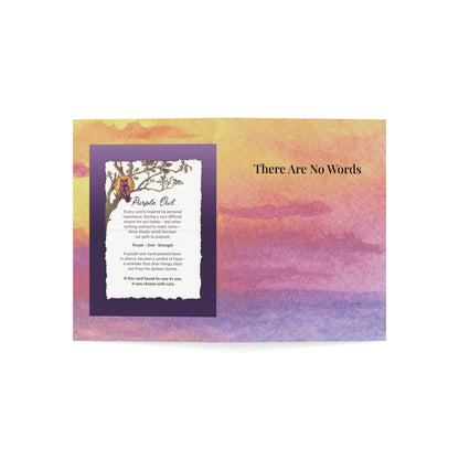 Child Loss Sympathy Card — "I Will Stay Beside You" Grief Support Card (Single or Multi-Pack)