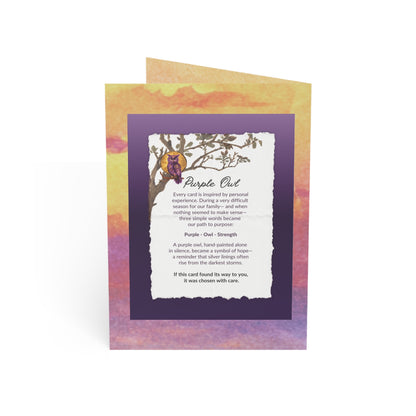 Child Loss Sympathy Card — "I Will Stay Beside You" Grief Support Card (Single or Multi-Pack)