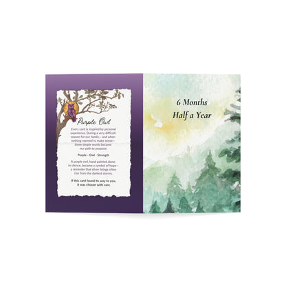 6 Months Sober Card - Six Month Sobriety Milestone Greeting Card - Recovery Anniversary