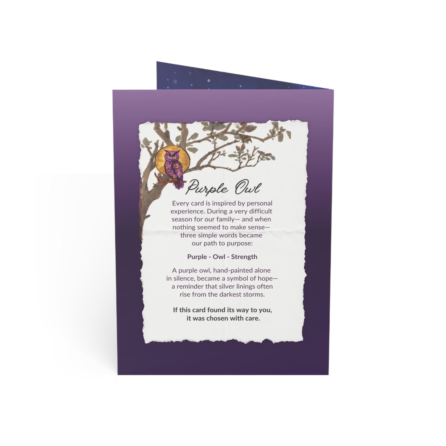 You Are Not Alone - Mental Health Support Card - Sunflower Theory Greeting Card