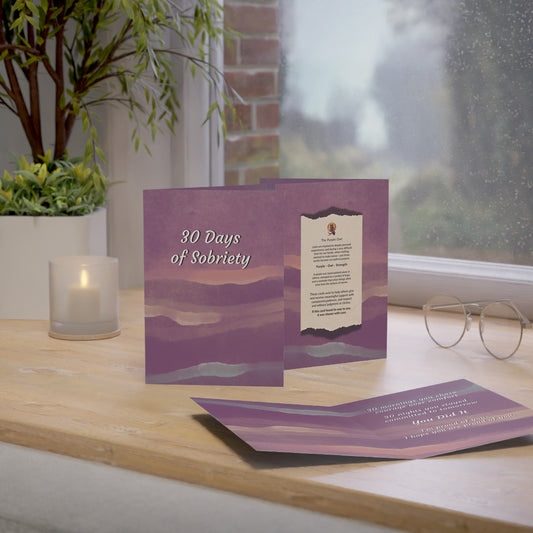 30 Day Soberversary Greeting Cards — Sober Milestone Greeting Cards