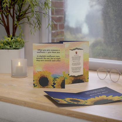 Mental Health Support Card - Sunflower Support Note
