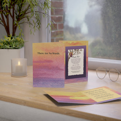 Child Loss Sympathy Card — "I Will Stay Beside You" Grief Support Card (Single or Multi-Pack)