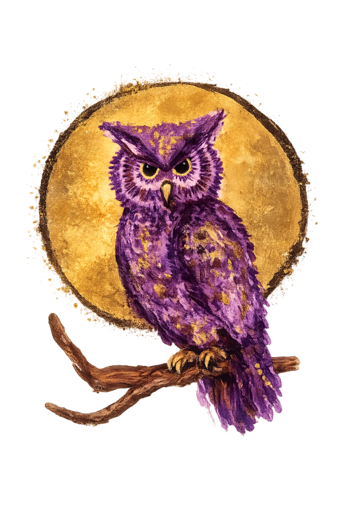 Purple Owl Cards